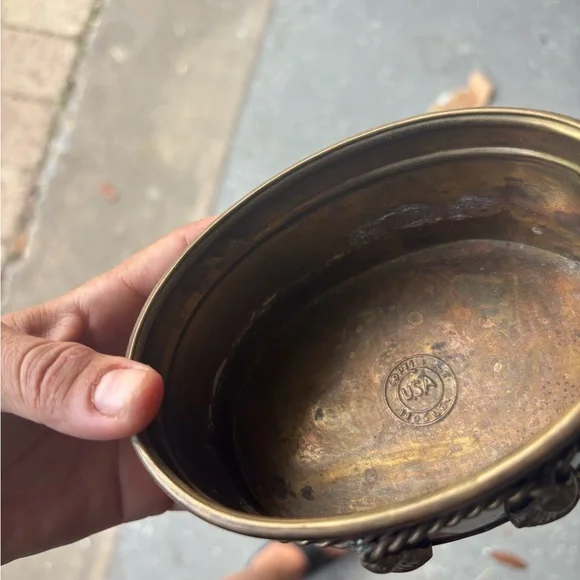 Brass Decorative Bowl/dish - Picture 2 of 3